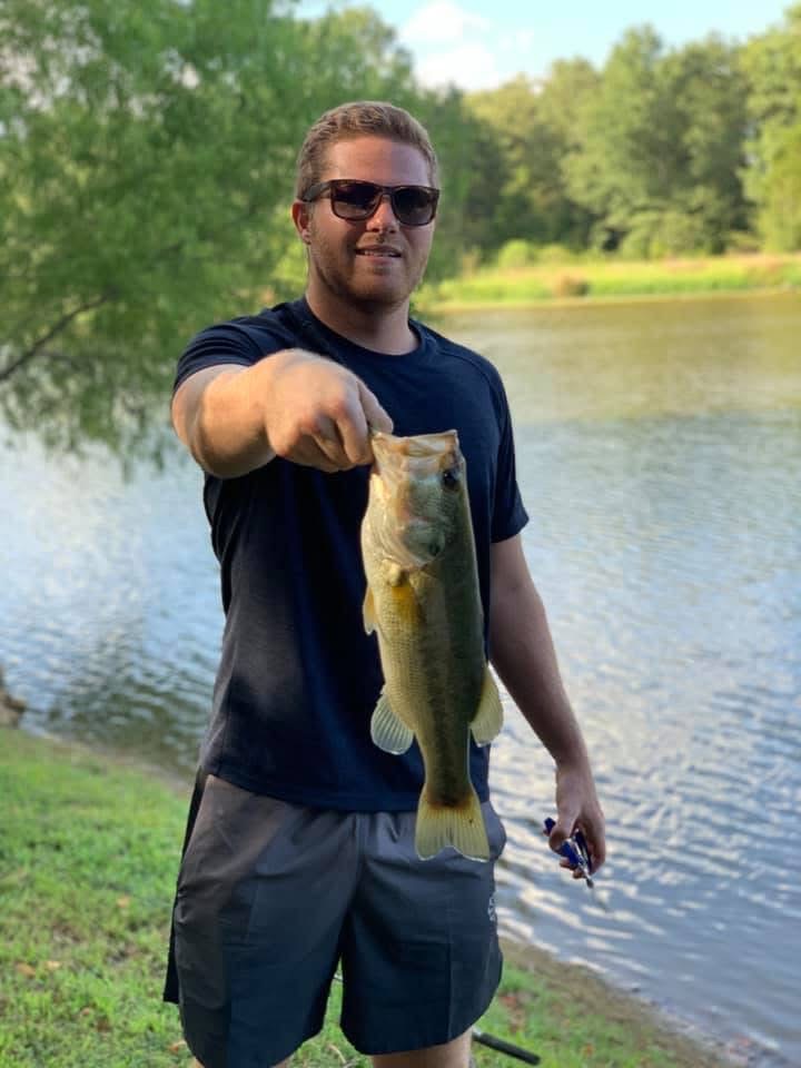 Sam fishing